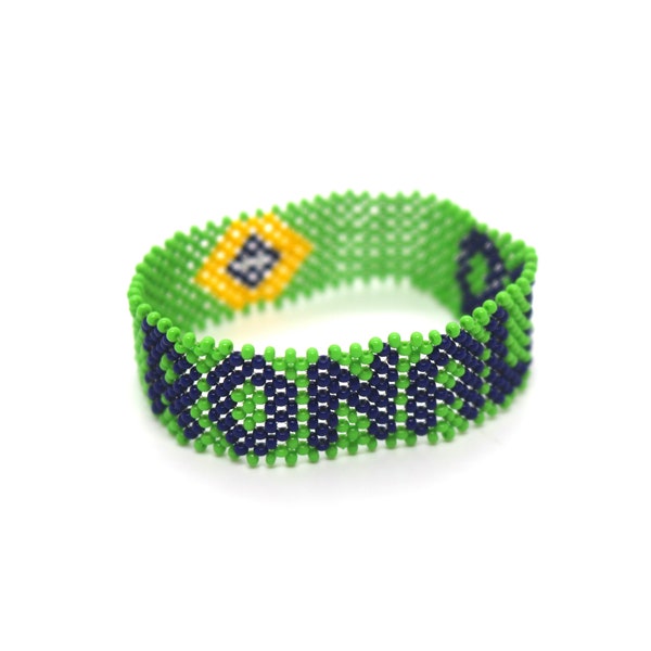 Bracelet drapeau brésilien