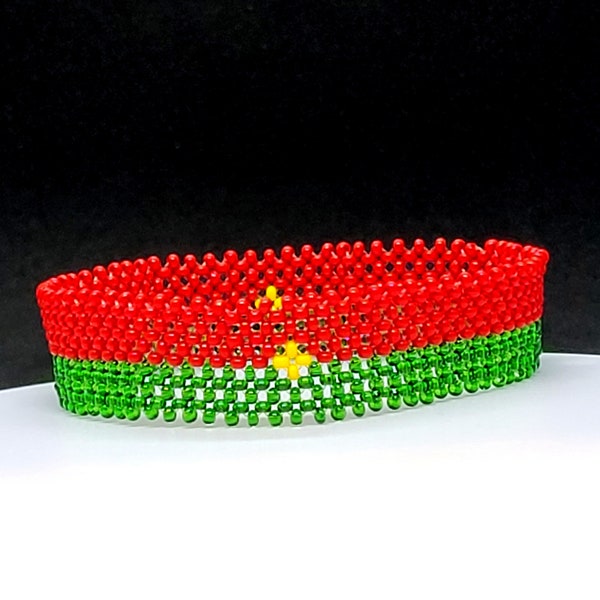 Burkina Faso Flaggen Armband