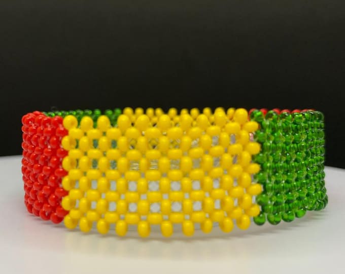 Guinea flag bracelet