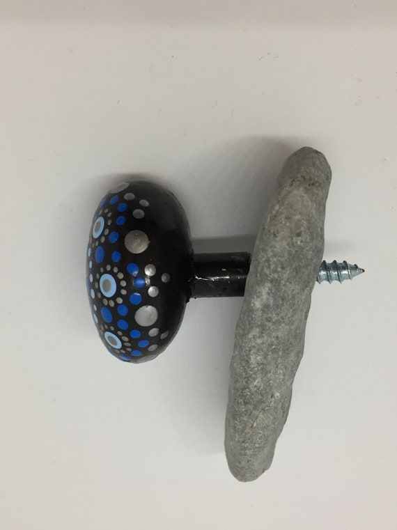 Mandala stone wall hooks wardrobe hooks UNIQUE Hooks & Fixtures Home