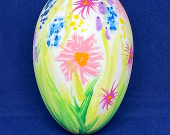 Artist Egg, Easter Egg, Painted Egg, Flowers