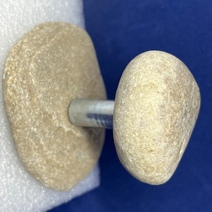 Natur Pur - wall hooks, furniture knobs, coat hooks - made of river stones