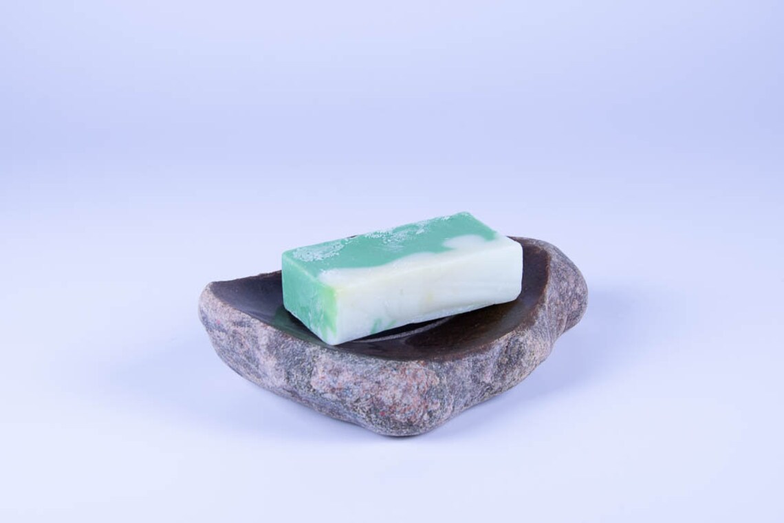 Hand carved stone soap dish Etsy