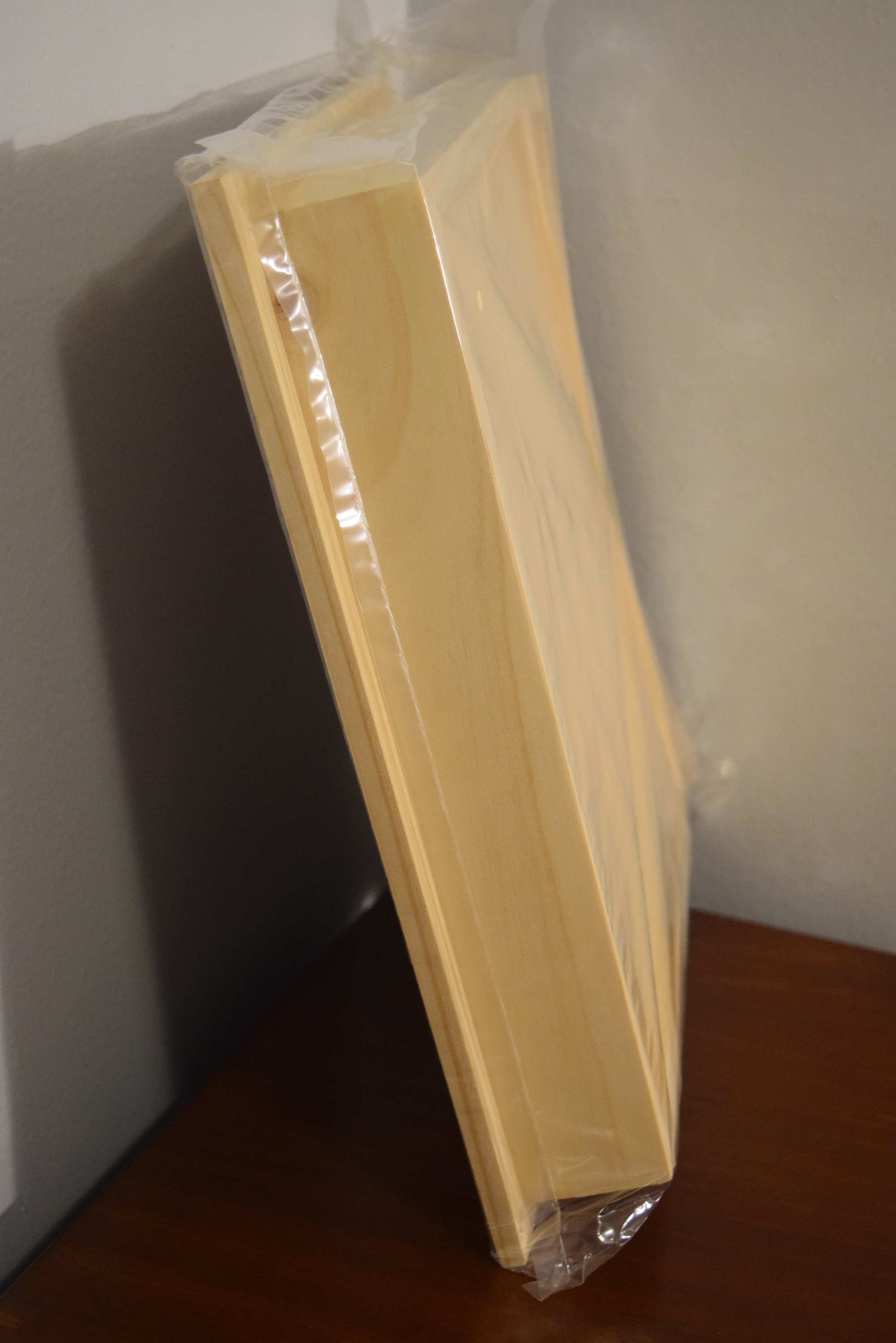 DIY 4 cajas de sombra de madera inacabada marco signo de | Etsy