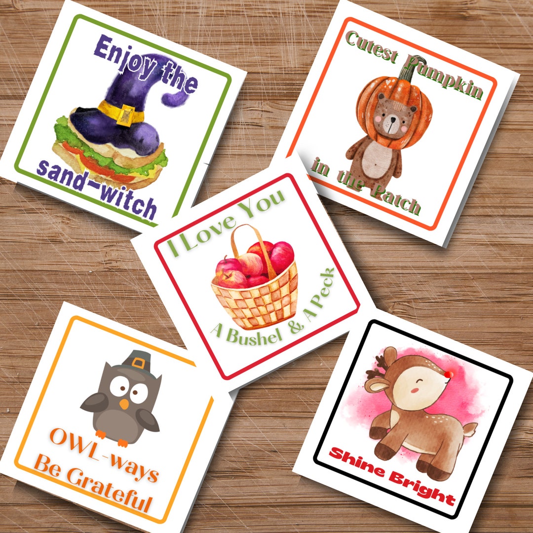 Printable Holiday Lunch Box Notes for Kids, Encouraging Notes for Kids ...