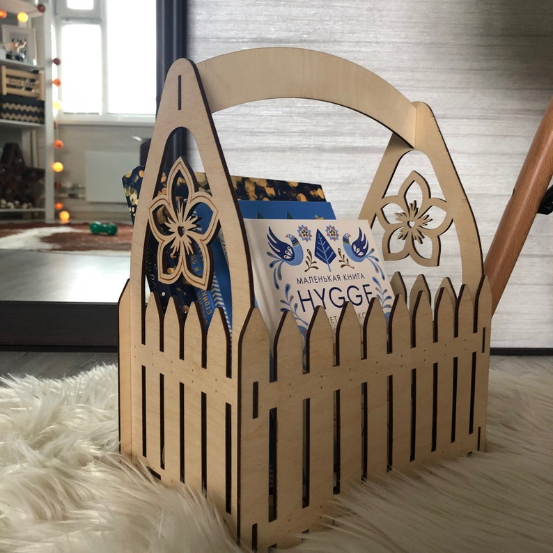 Flower box. Type2. Laser cut vector plan. Instant download Etsy