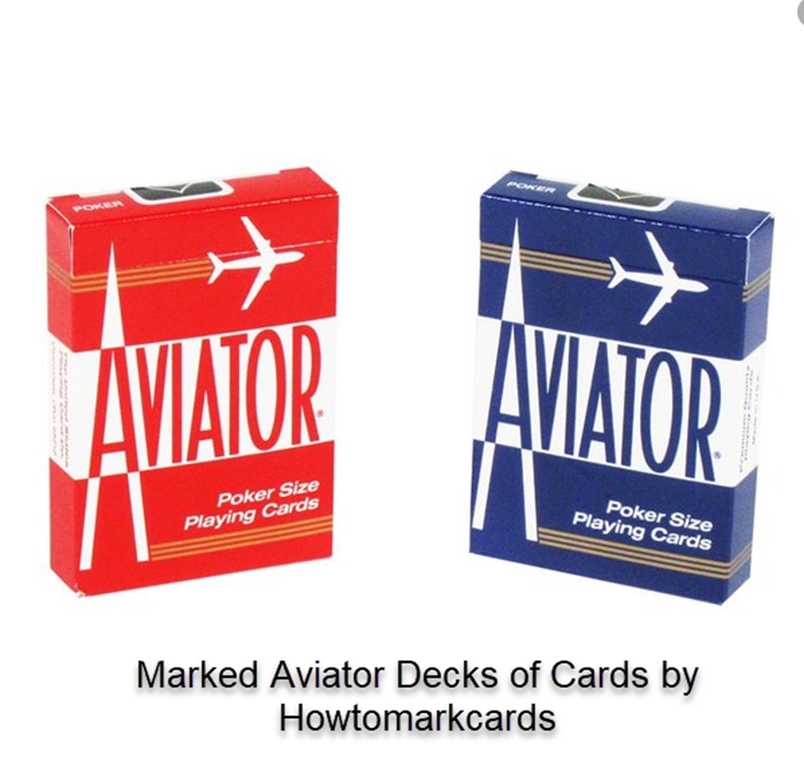 Professionally Marked Aviator Cards with handmade invisible Etsy