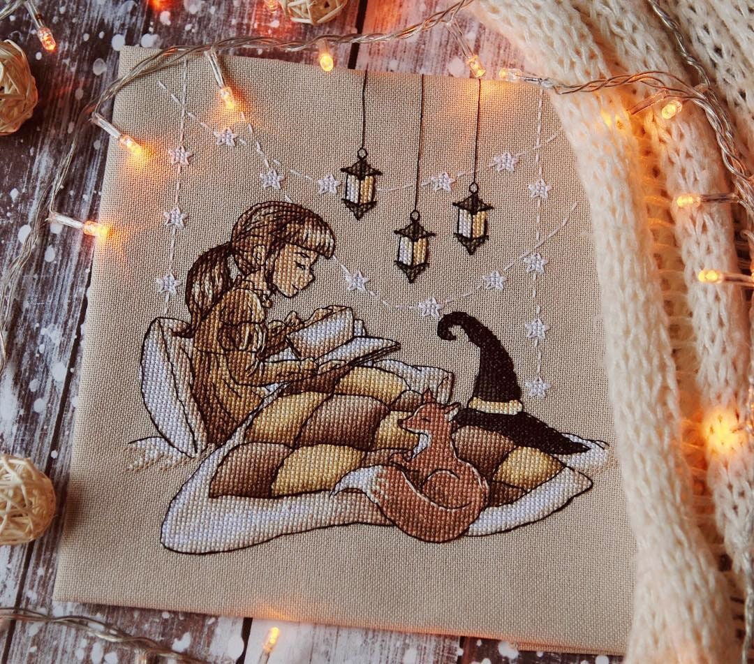 Cross Stitch Pattern Fairy Tale for the Night DMC Chart Printable PDF ...