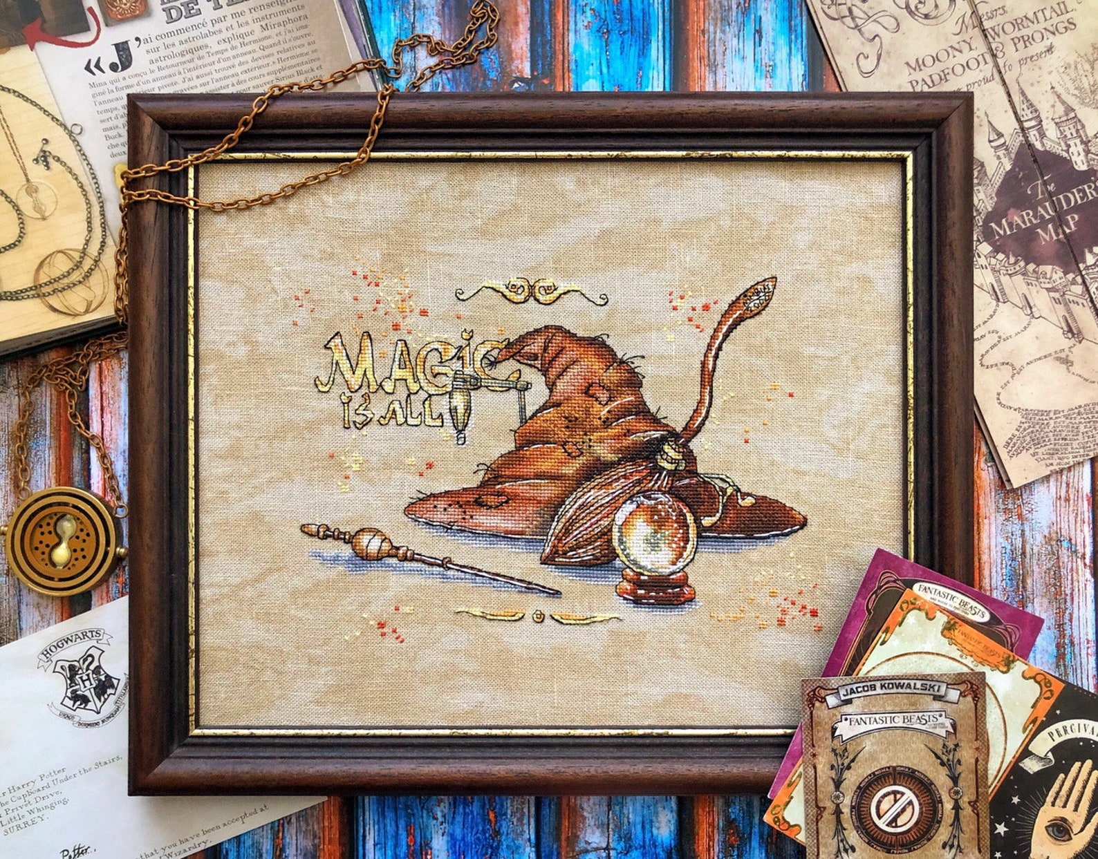 Cross Stitch Pattern Magic is All DMC Chart Embroidery Printable PDF ...