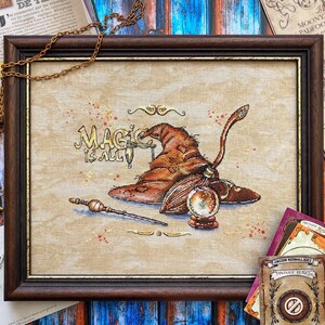 Cross Stitch Pattern Magic is All DMC Chart Embroidery Printable PDF ...