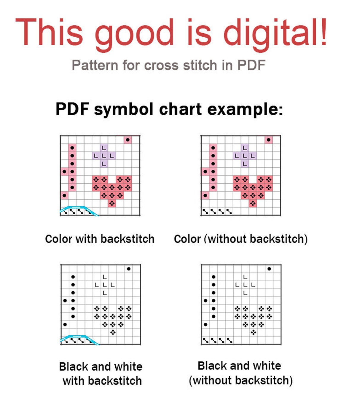 Cross Stitch Pattern Magic Sampler DMC Chart Embroidery Printable PDF ...