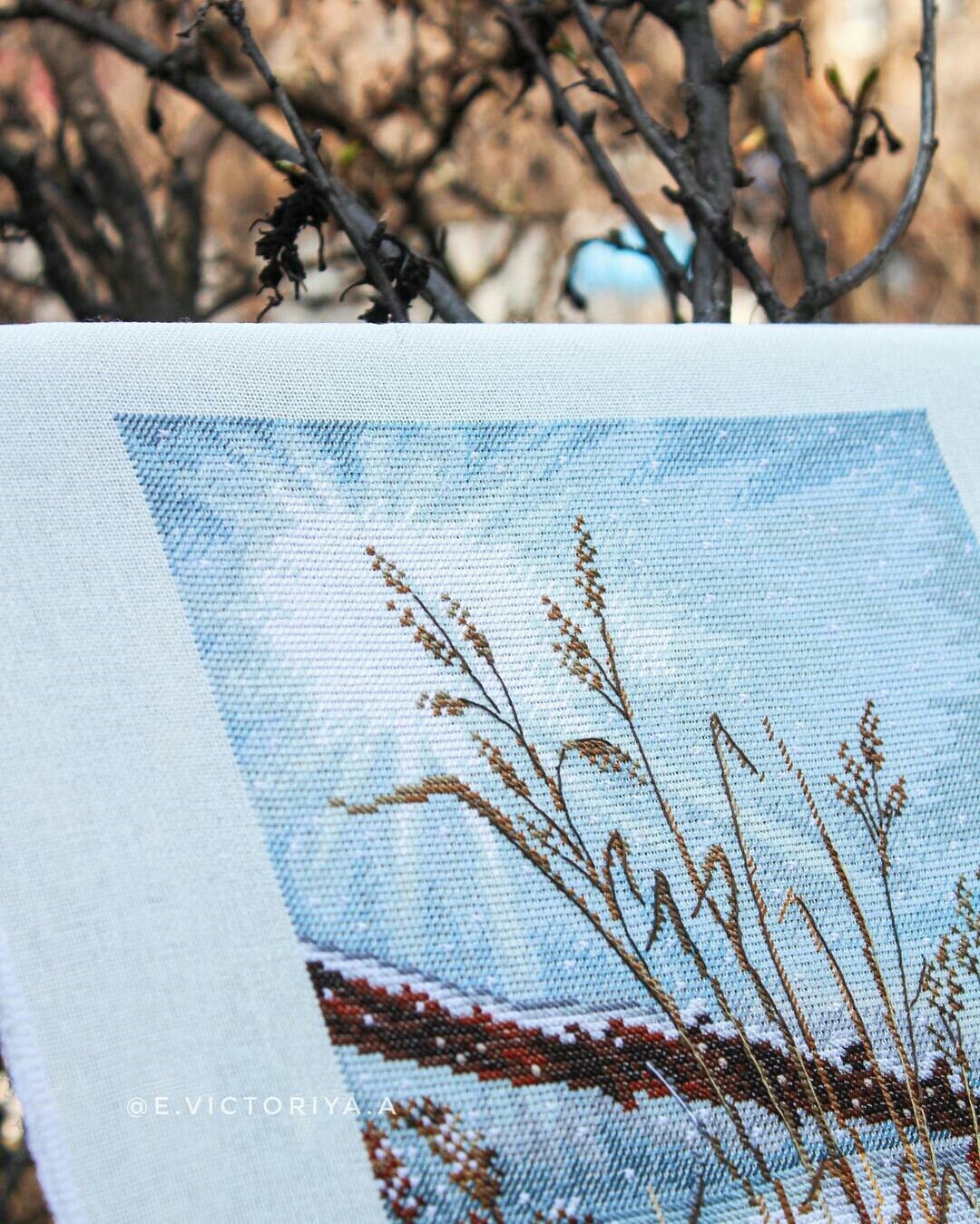 Cross Stitch Pattern winter Dawn DMC Cross Stitch - Etsy UK