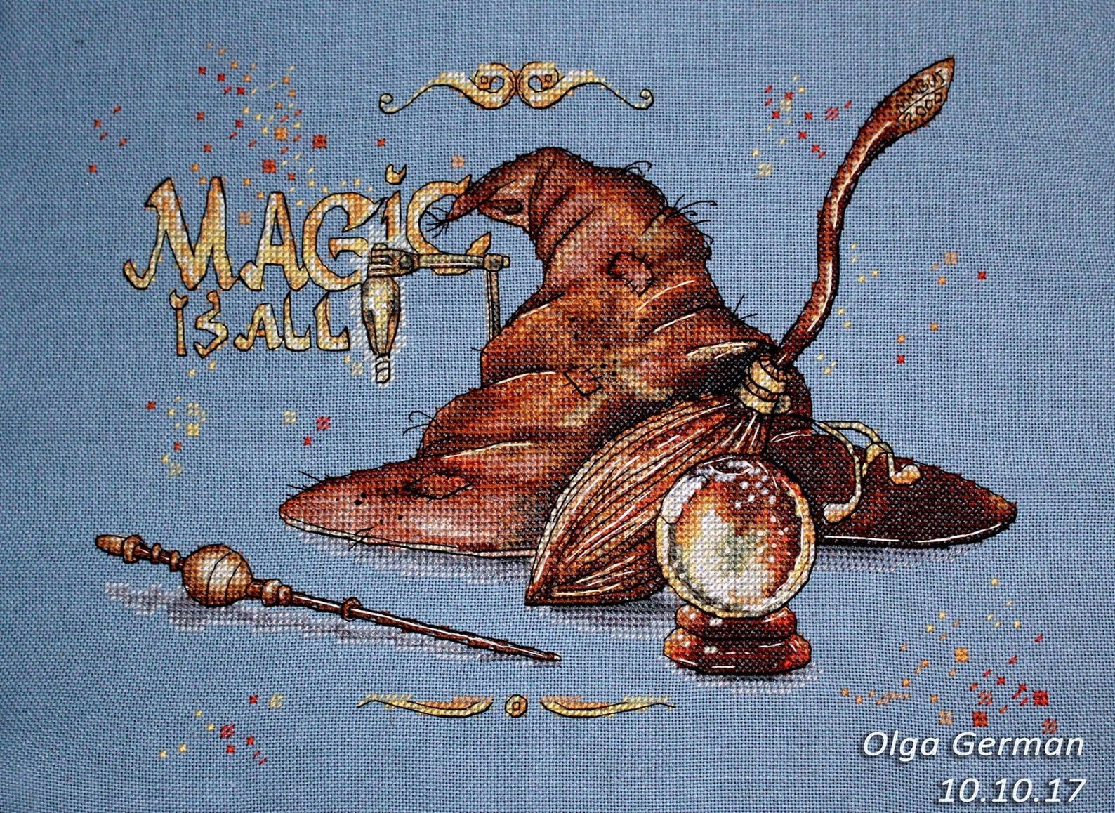 Cross Stitch Pattern Magic is All DMC Chart Embroidery Printable PDF ...