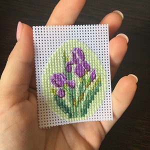 Cross Stitch Pattern Easter Eggs With Flowers DMC Embroidery Chart ...