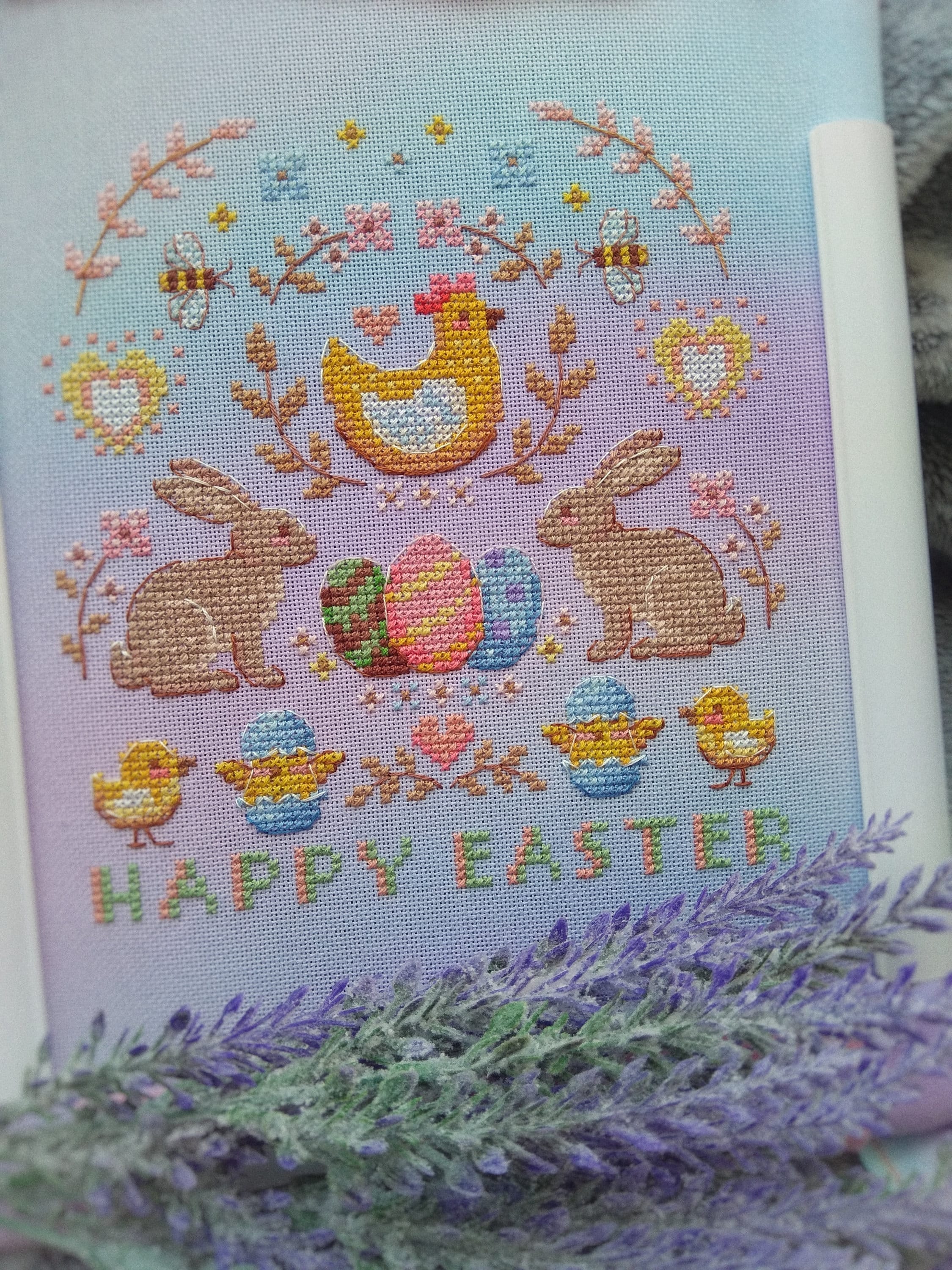 Cross Stitch Pattern Easter Sampler DMC Chart Embroidery Printable PDF ...