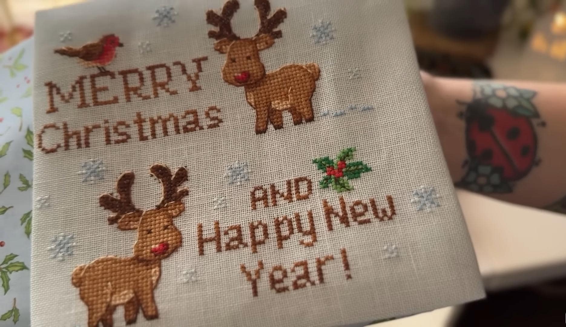 Cross Stitch Pattern Winter Holidays Sampler DMC Chart Embroidery ...
