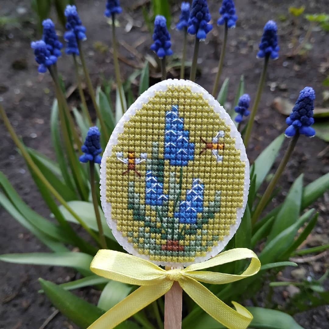 Cross Stitch Pattern "easter Eggs With Flowers" DMC Cross Stitch ...