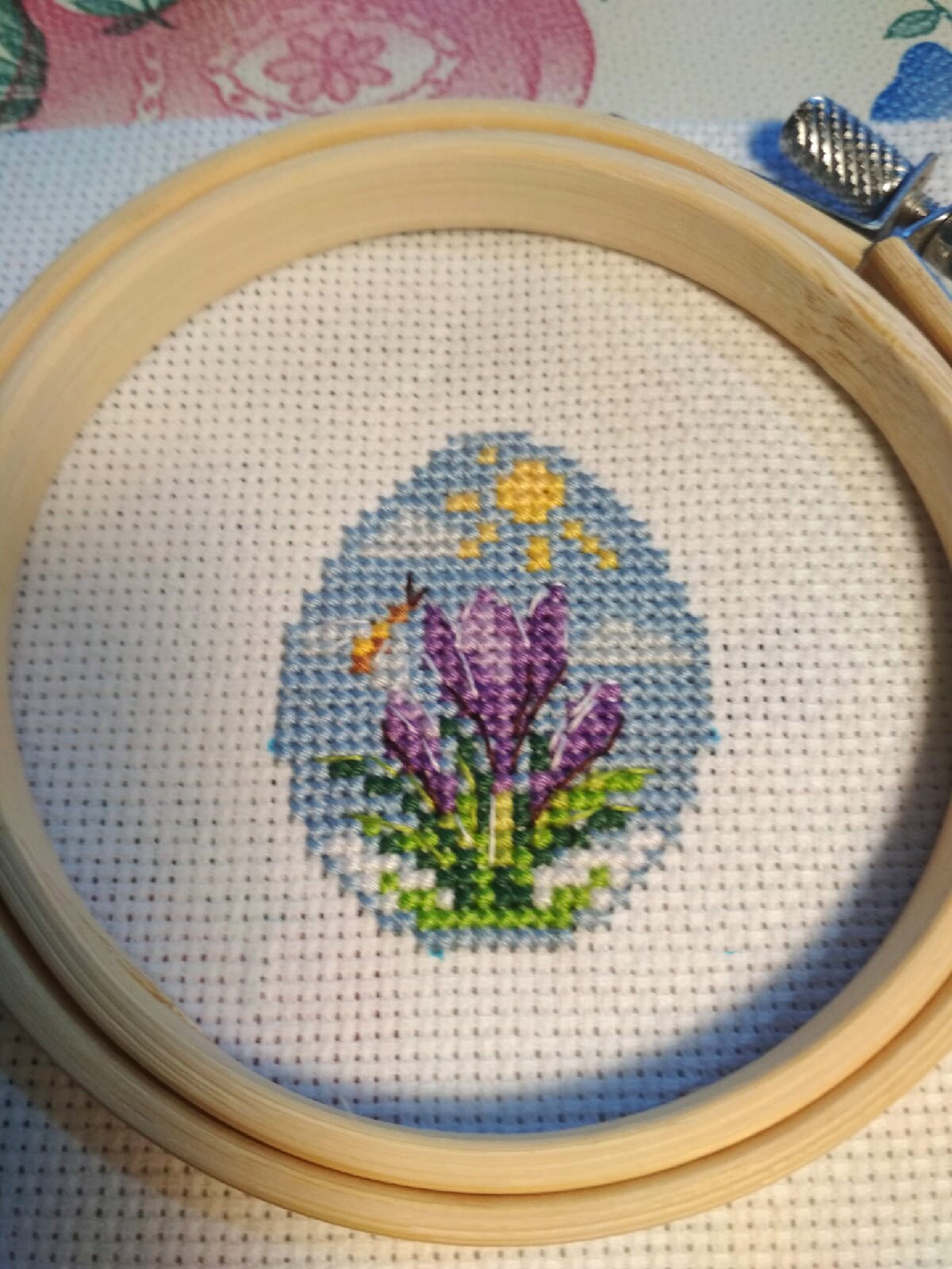 Cross Stitch Pattern "easter Eggs With Flowers" DMC Cross Stitch ...