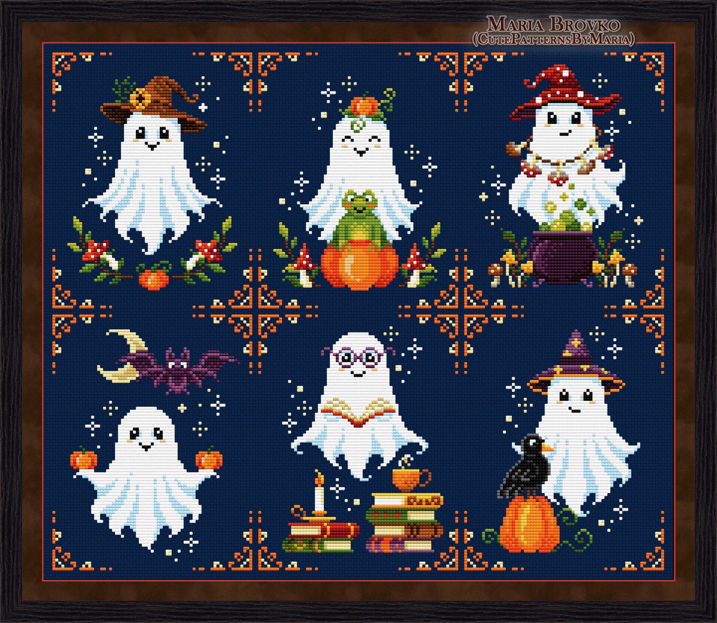 Counted Cross Stitch Books, Novels, and Software  Halloween cross stitch  patterns, Cross stitch, Fall cross stitch
