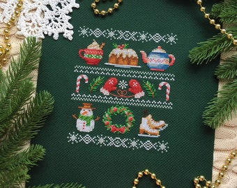 Cross Stitch Pattern Magic Sampler DMC Chart Embroidery Printable PDF ...