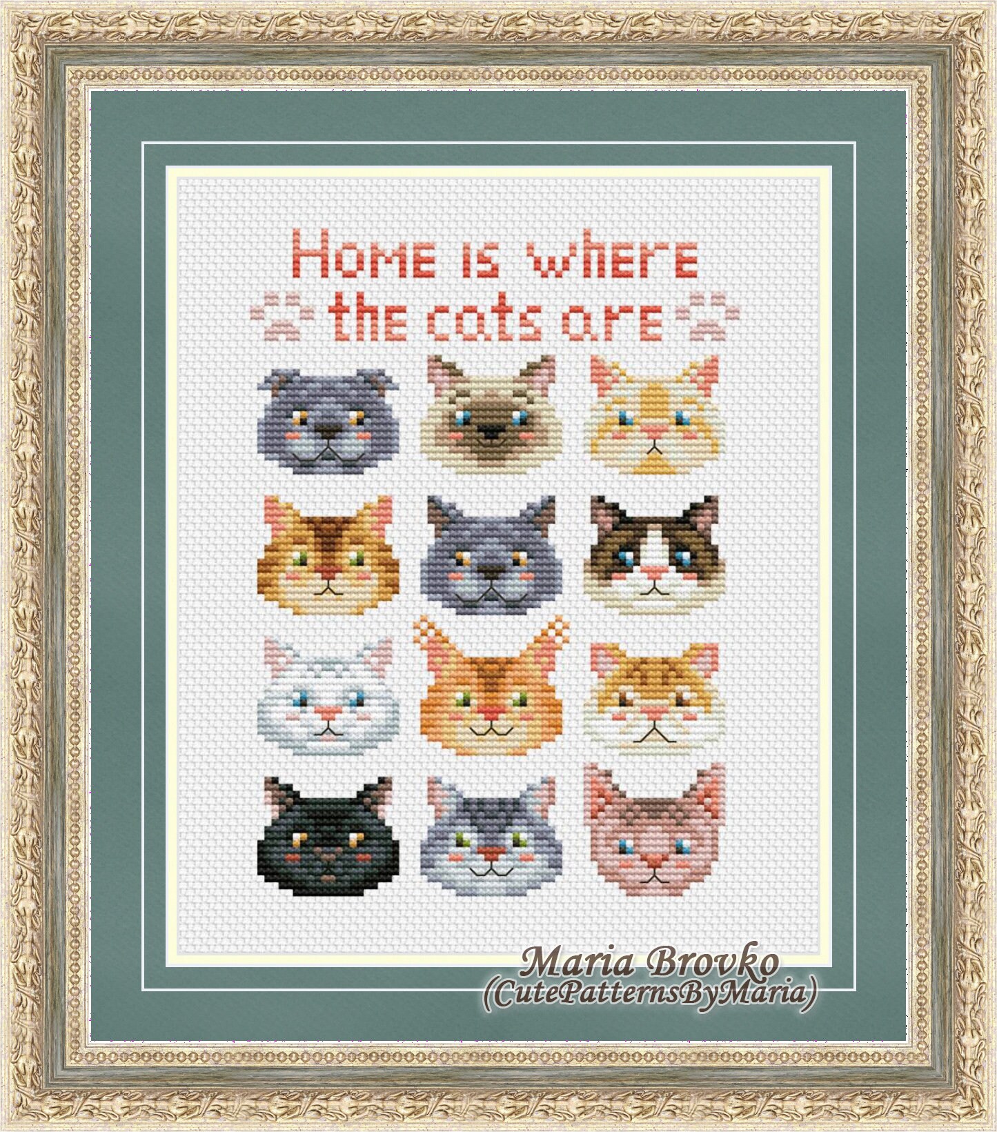 Cat Colors & Coat Patterns Poster-kitty Breed Markings  Identification-kitten Type Id-cat Lover Print-veterinary Office Decor-kids  Room Wall -  Australia