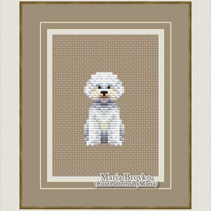 クロスステッチ パターン「ラブラドール レトリバーとゴールデン