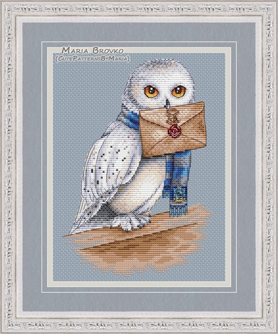 Cross Stitch Pattern The Long-Awaited Letter DMC Cross Stitch.