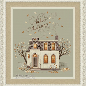 DIY Chart Counted Cross Stitch Patterns Needlework DMC Glory of Autumn DIY Chart Counted Cross Stitch Patterns Needlework DMC Glory of Autumn
