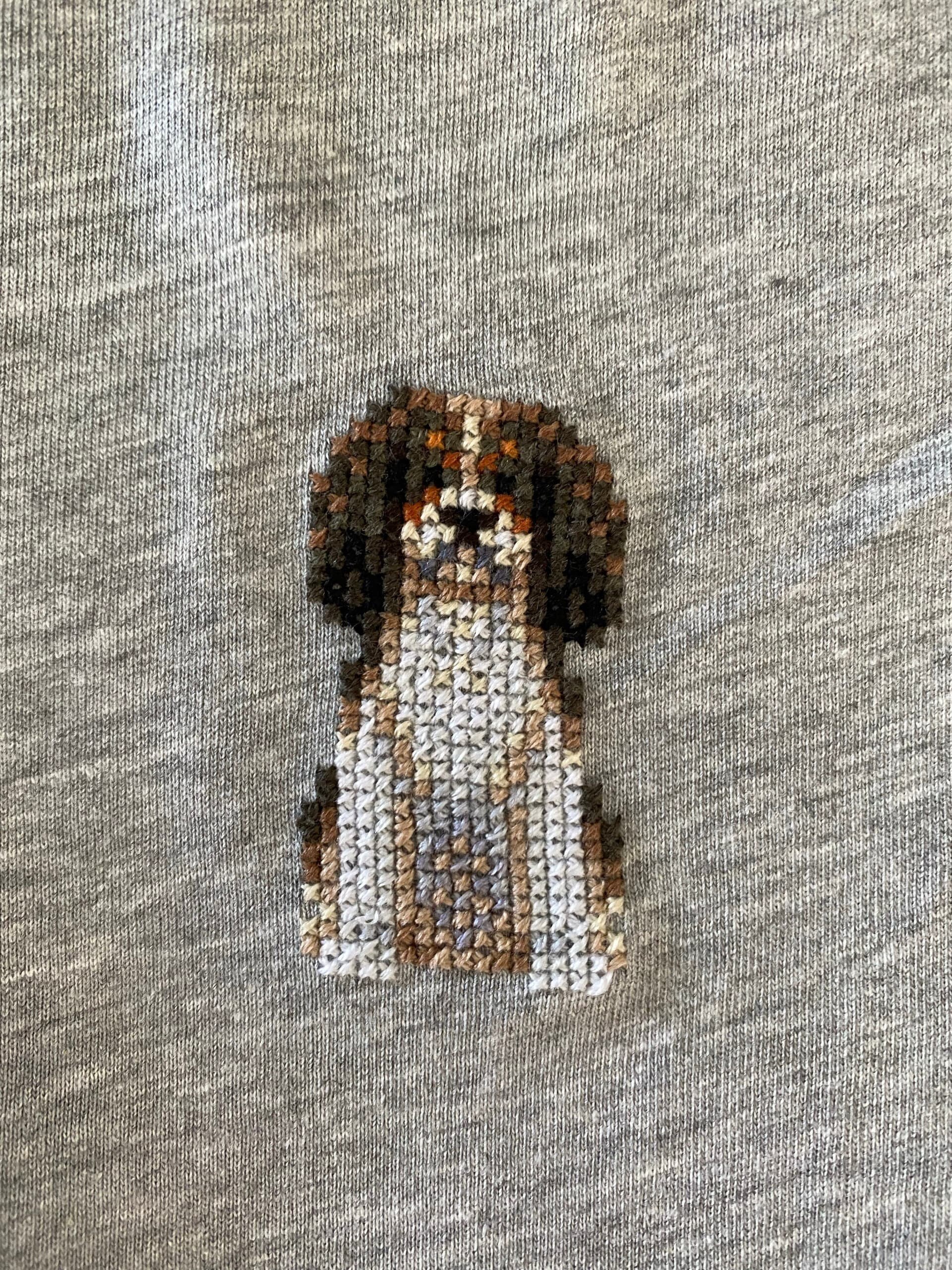 クロスステッチ パターン「キャバリア キング チャールズ スパニエル