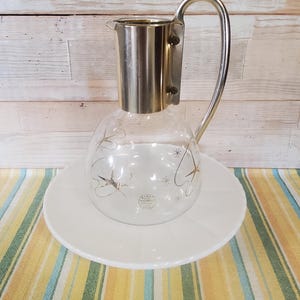 Pyrex Atomic Starburst Carafe - Gold Pyrex Coffee Carafe
