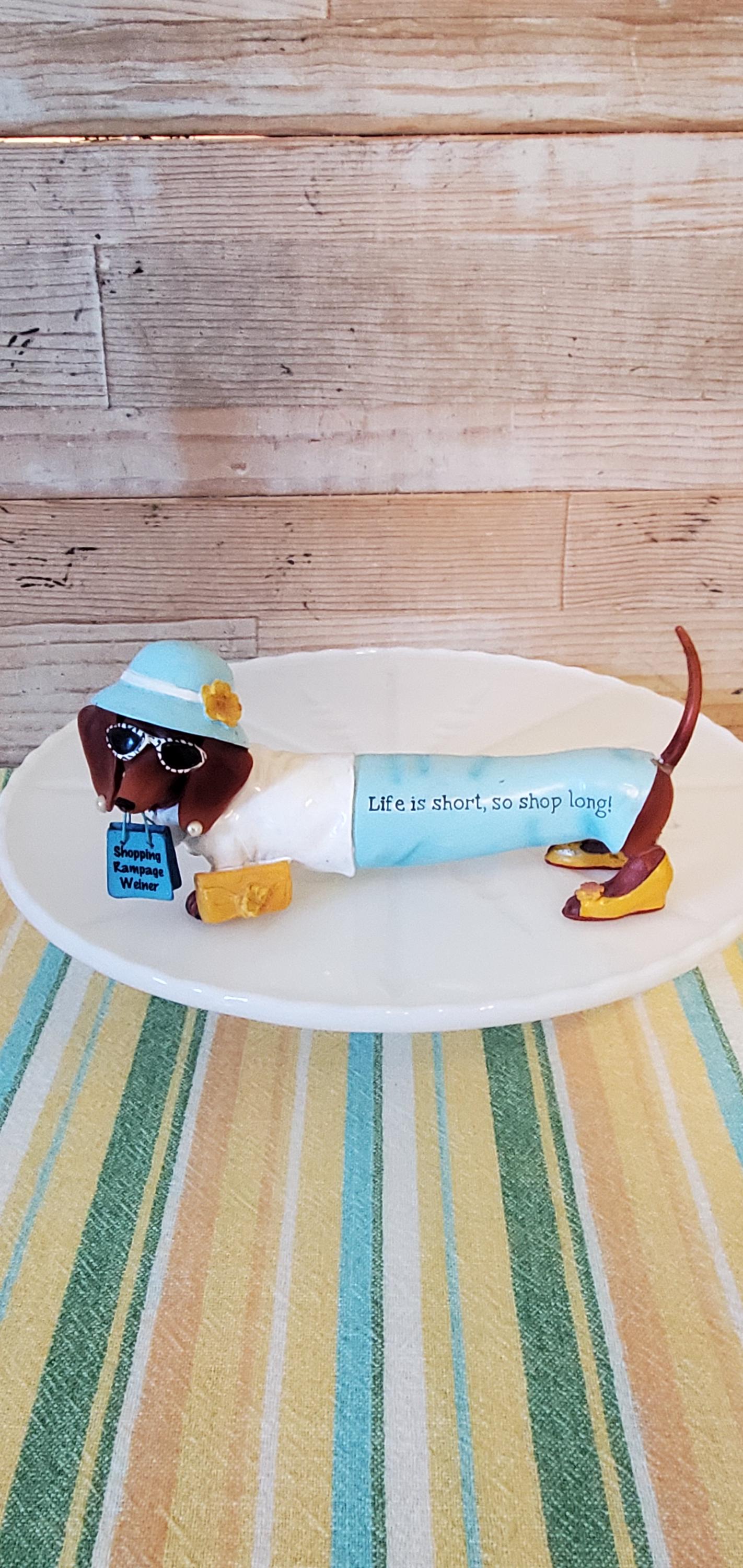 RARE Westland Giftware Hot Diggity Dog Dachshund Figurine