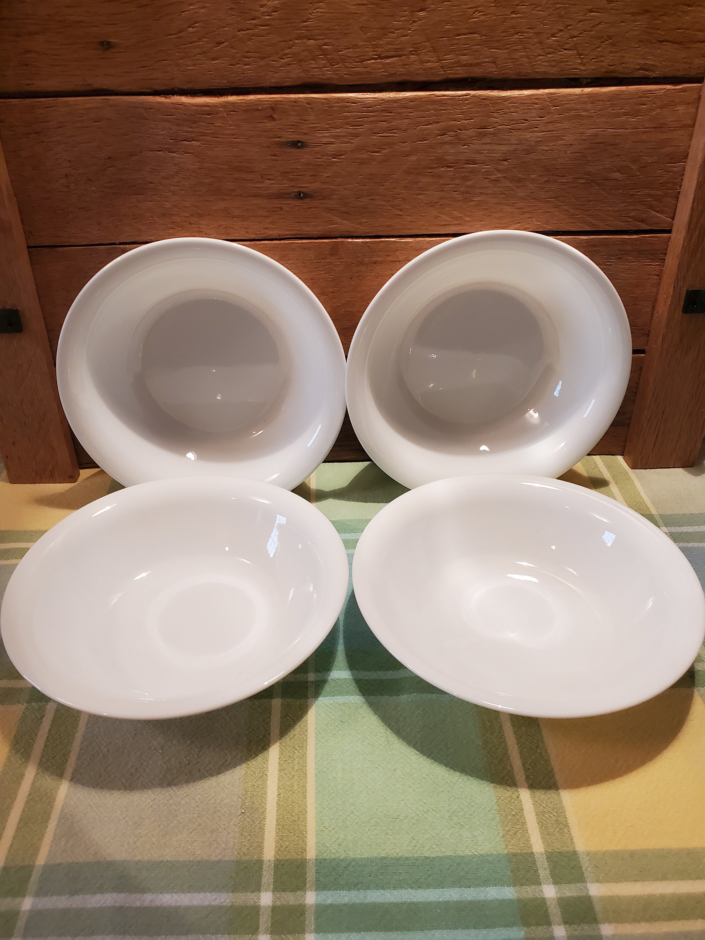 Set of 4 Large Corelle Cereal Bowls/Soup Bowls Etsy