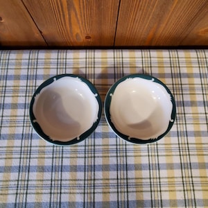 SET of 2 Syracuse China Side Dish Bowls - Syracuse China Wintergreen Restaurant Ware Side Dish Bowls