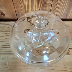 Vintage Apple Shaped Glass Jar