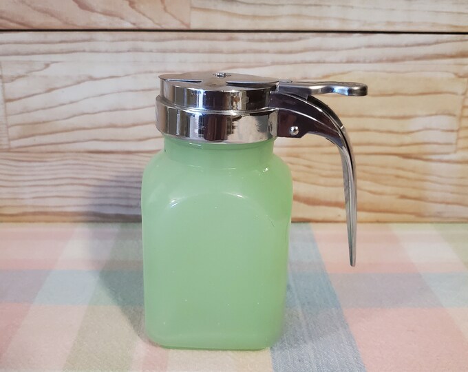 Reproduction Jadeite Syrup Dispenser Etsy