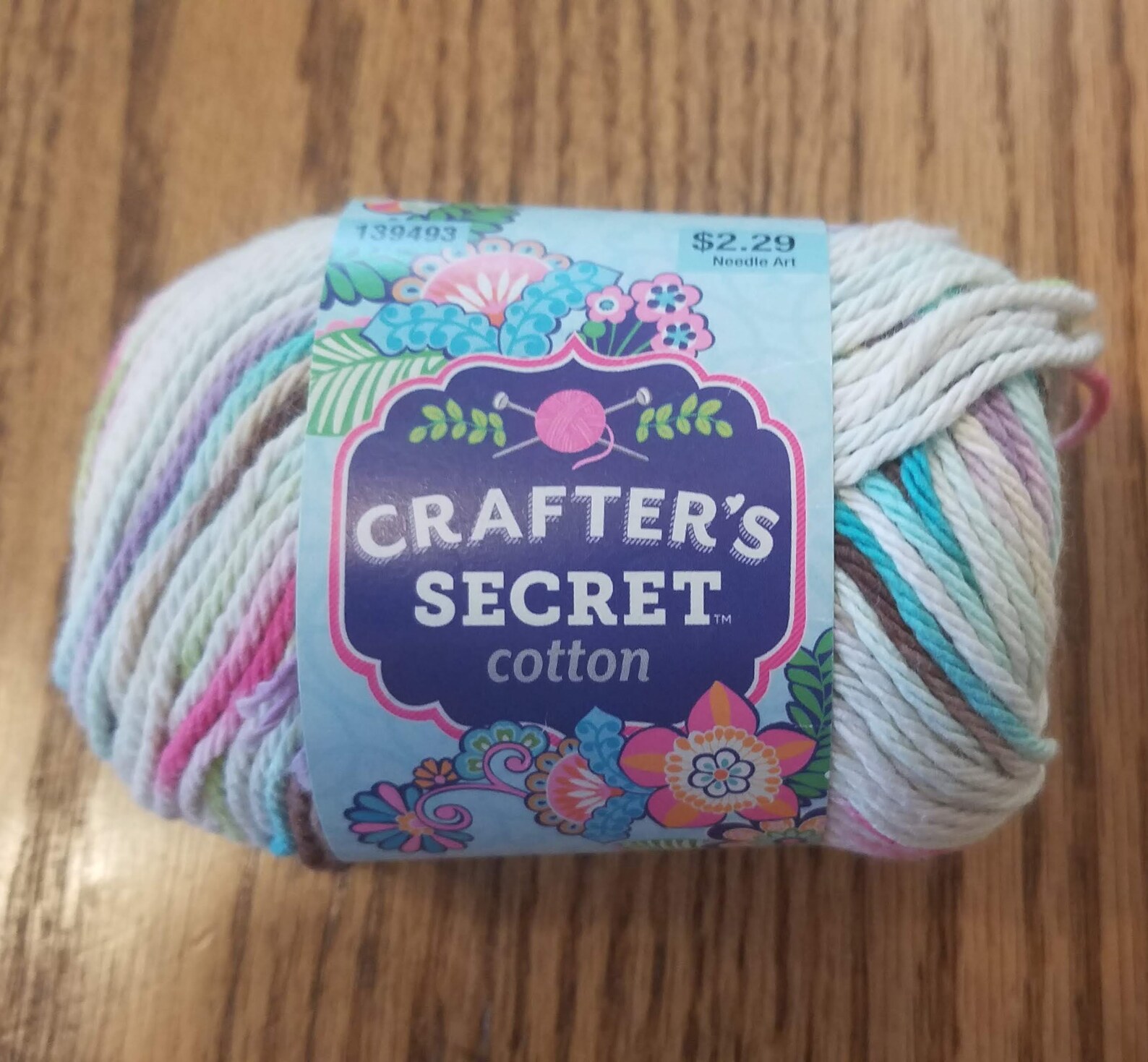 Crafters secret cotton yarn 2oz. 134 potpourri print Etsy