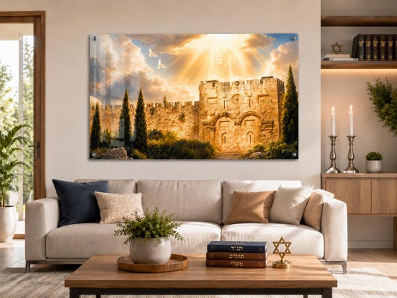 Acrylic print Golden Gate Jerusalem Judaica