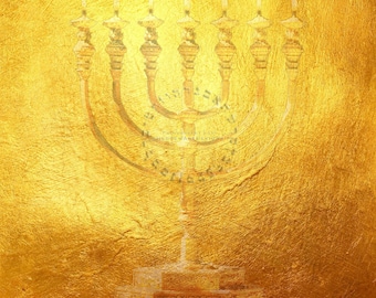 Menorah, REBBE,Jewish Art, jewish art prints, Torah Letters, Temple, Menorah, Jerusalem, Wall Decor,  Jewish Wall Art,Israel, Judaica