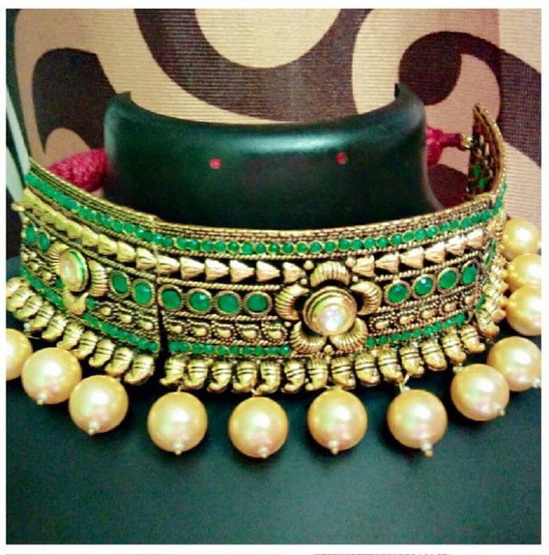 Clearance sale!! Choker with matching jhumka Indian Jewellery