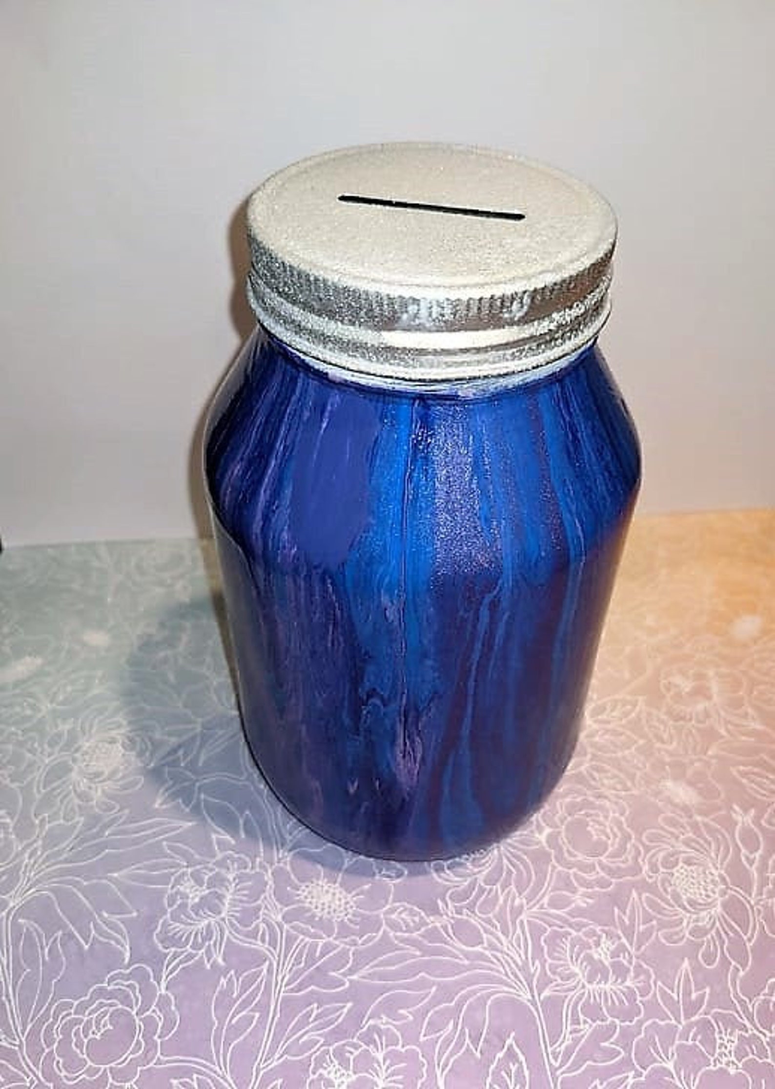 Large 32 Ounce Glass Coin Jar / Savings Jar / Swear Jar Etsy