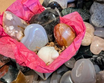 Surprise Crystal Mystery Box: Intuitively Chosen Crystal Bundle - Free Ship