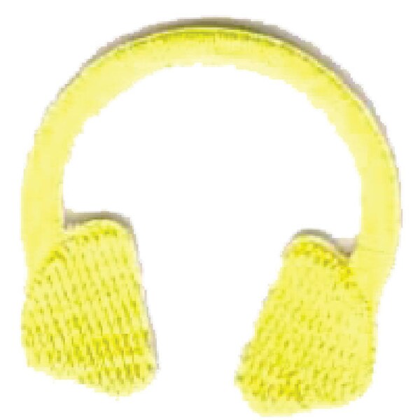 Headphones Mini Iron On Patches