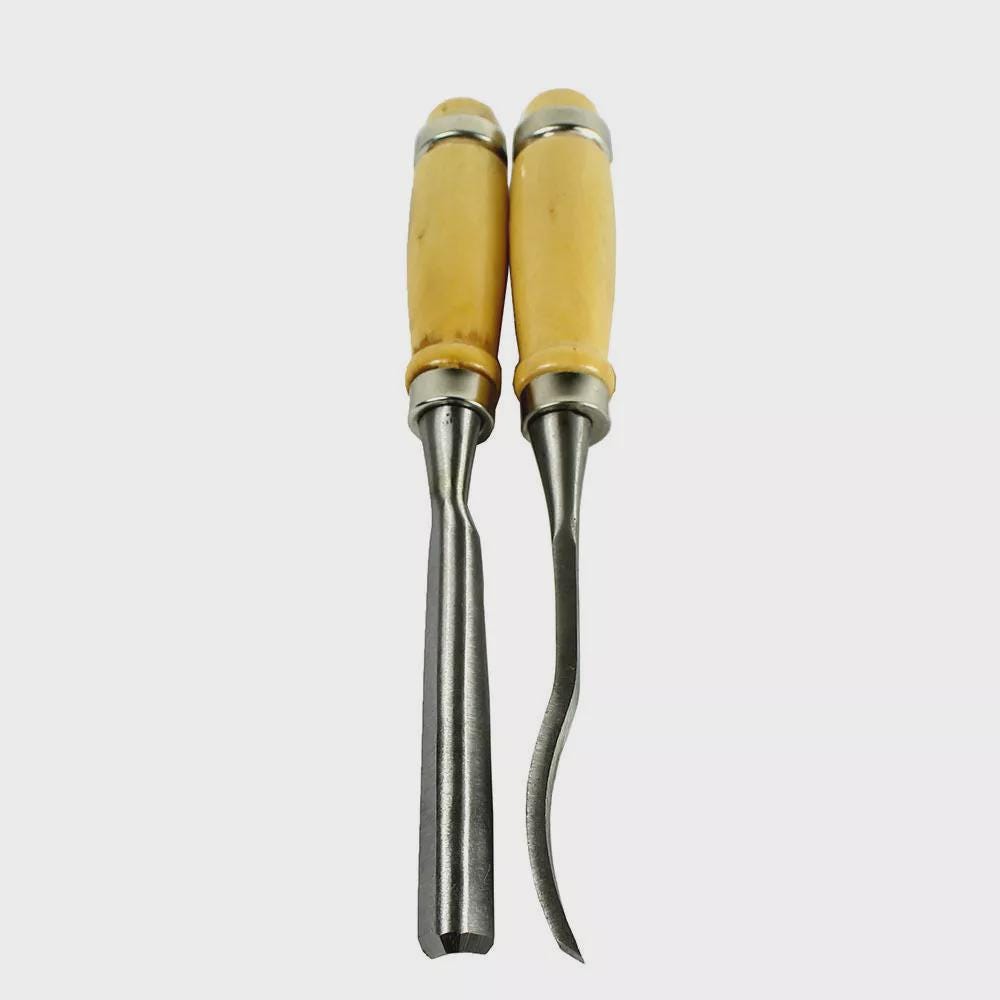 12 Piece Wood Carving Hand Chisel Tool Set Professional Woodworking ...