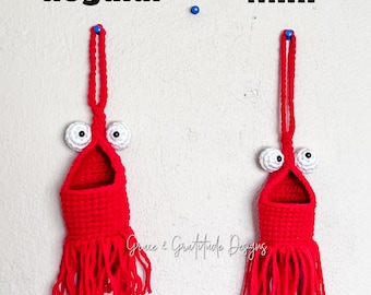 MINI* crochet yipyips, mini crochet car charm, yip yip mini