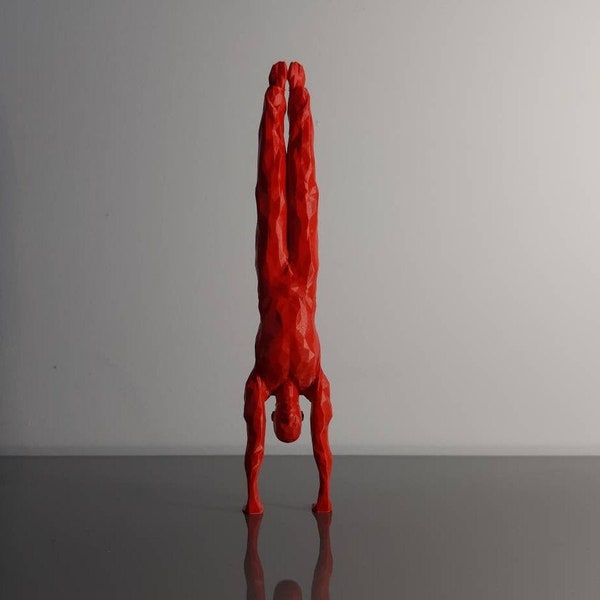 Handstand Man - SPACE MOTIVATOR - Calisthenics 3D gedruckte Statue