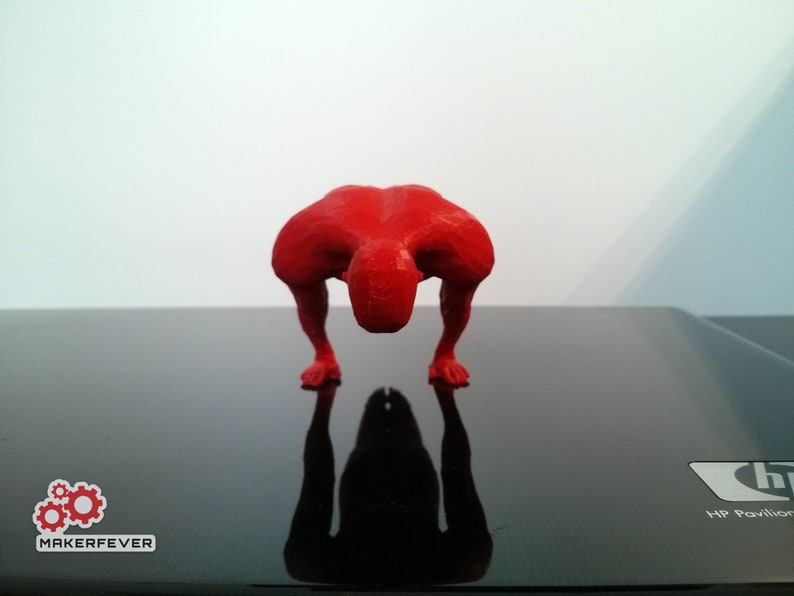 Full Planche Man SPACE MOTIVATOR Calisthenics 3D Printed Statue image 7