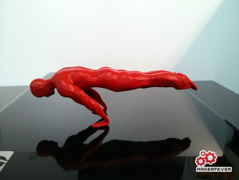 Full Planche Man SPACE MOTIVATOR Calisthenics 3D Printed Statue image 4