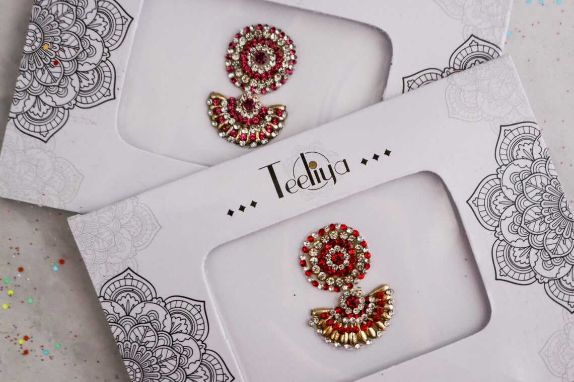 The Anchor Bindi Face Gems Body Jewels Indian Bridal Etsy