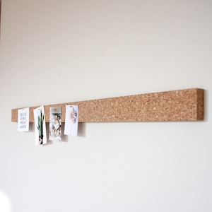 Cork notice board, pin board, cork notice board, wall decoration - RIGO