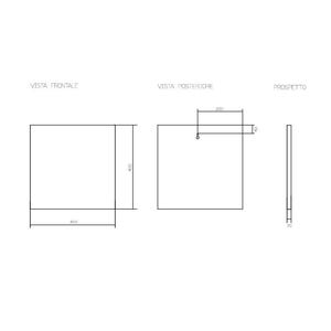 Square Cork Notice Board | 40 x 40 cm Notice Board with Pins | Minimalist and Functional Wall Decor - QUADRO M image 11